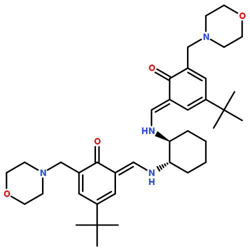 (6Z,6'Z)-6,6'-{(1S,2S)-cyclohexane-1,2-diylbis[imino(Z)methylylidene]}bis[4-tert-butyl-2-(morpholin-4-ylmethyl)cyclohexa-2,4-dien-1-one]