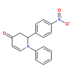 4(1H)-Pyridinone, 2,3-dihydro-2-(4-nitrophenyl)-1-phenyl-