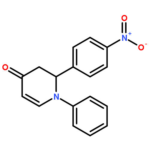 4(1H)-Pyridinone, 2,3-dihydro-2-(4-nitrophenyl)-1-phenyl-