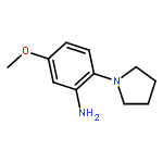 Benzenamine, 5-methoxy-2-(1-pyrrolidinyl)-