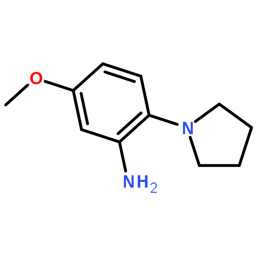 Benzenamine, 5-methoxy-2-(1-pyrrolidinyl)-