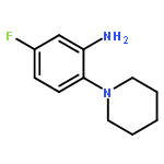 Benzenamine, 5-fluoro-2-(1-piperidinyl)-