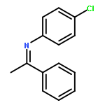 4-chloro-N-[(1E)-1-phenylethylidene]aniline