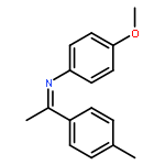 Benzenamine, 4-methoxy-N-[1-(4-methylphenyl)ethylidene]-