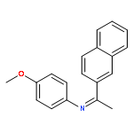 Benzenamine, 4-methoxy-N-[1-(2-naphthalenyl)ethylidene]-