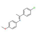 Benzenamine, N-[1-(4-chlorophenyl)ethylidene]-4-methoxy-