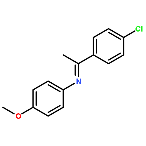 Benzenamine, N-[1-(4-chlorophenyl)ethylidene]-4-methoxy-