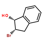 1H-Inden-1-ol, 2-bromo-2,3-dihydro-, (1R,2S)-rel-