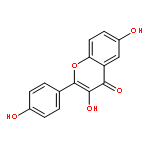 4H-1-Benzopyran-4-one, 3,6-dihydroxy-2-(4-hydroxyphenyl)-