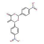 1,3-DIOXAN-4-ONE, 5-METHYLENE-2,6-BIS(4-NITROPHENYL)-, (2R,6R)-