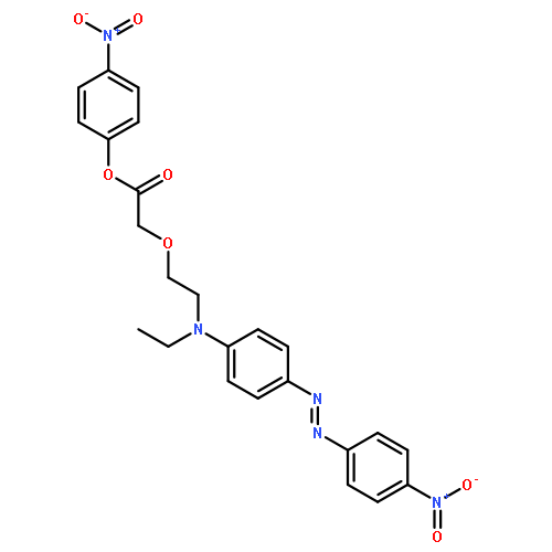 Acetic acid,2-[2-[ethyl[4-[2-(4-nitrophenyl)diazenyl]phenyl]amino]ethoxy]-, 4-nitrophenylester