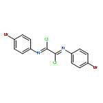 Ethanediimidoyl dichloride, bis(4-bromophenyl)-