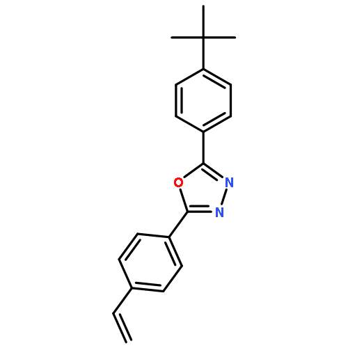 1,3,4-Oxadiazole, 2-[4-(1,1-dimethylethyl)phenyl]-5-(4-ethenylphenyl)-