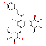 1-(2,4-bis-beta-D-glucopyranosyloxy-6-hydroxy-phenyl)-3-(4-hydroxy-phenyl)-propan-1-one