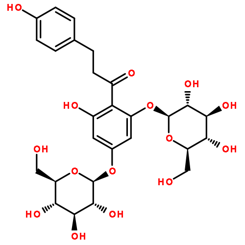 1-(2,4-bis-beta-D-glucopyranosyloxy-6-hydroxy-phenyl)-3-(4-hydroxy-phenyl)-propan-1-one