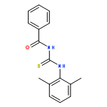 Benzamide,N-[[(2,6-dimethylphenyl)amino]thioxomethyl]-