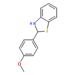 Benzothiazole, 2,3-dihydro-2-(4-methoxyphenyl)-