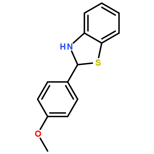 Benzothiazole, 2,3-dihydro-2-(4-methoxyphenyl)-