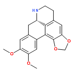 Benzo[g]-1,3-dioxolo[4,5]benzo[1,2,3-de]quinoline,5,6,7,7a,8-pentahydro-10,11-dimethoxy-, (7aS)-