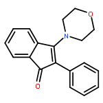 1H-Inden-1-one, 3-(4-morpholinyl)-2-phenyl-