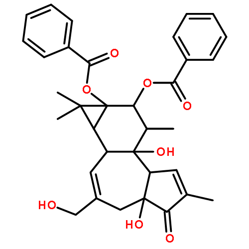 5H-Cyclopropa[3,4]benz[1,2-e]azulen-5-one,9,9a-bis(benzoyloxy)-1,1a,1b,4,4a,7a,7b,8,9,9a-decahydro-4a,7b-dihydroxy-3-(hydroxymethyl)-1,1,6,8-tetramethyl-,(1aR,1bS,4aR,7aS,7bS,8R,9R,9aS)-