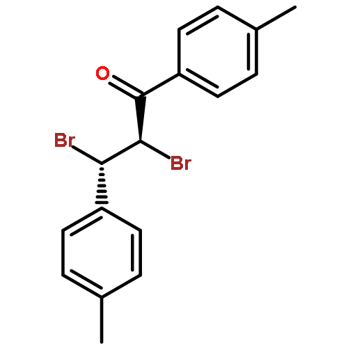 1-Propanone, 2,3-dibromo-1,3-bis(4-methylphenyl)-, (R*,S*)-