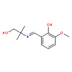 Phenol,2-[[(2-hydroxy-1,1-dimethylethyl)imino]methyl]-6-methoxy-