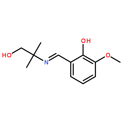 Phenol,2-[[(2-hydroxy-1,1-dimethylethyl)imino]methyl]-6-methoxy-