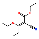 2-Pentenoic acid,2-cyano-3-ethoxy-, ethyl ester