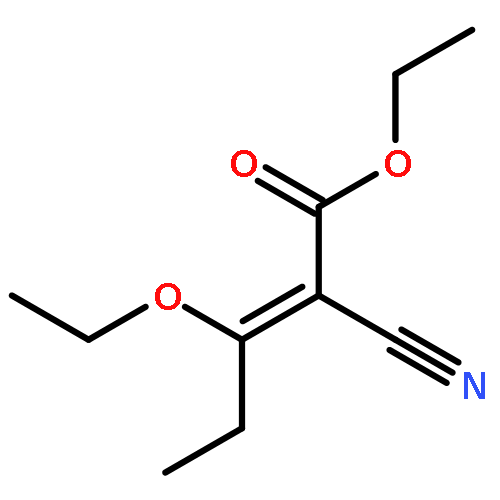 2-Pentenoic acid,2-cyano-3-ethoxy-, ethyl ester