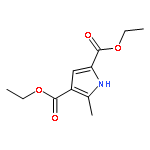 1H-Pyrrole-2,4-dicarboxylic acid, 5-methyl-, diethyl ester