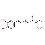 Piperidine, 1-[(2E,4E)-5-(3,4-dihydroxyphenyl)-1-oxo-2,4-pentadienyl]-