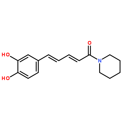 Piperidine, 1-[(2E,4E)-5-(3,4-dihydroxyphenyl)-1-oxo-2,4-pentadienyl]-