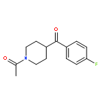 Ethanone,1-[4-(4-fluorobenzoyl)-1-piperidinyl]-