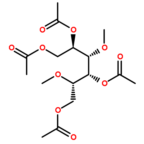 D-Galactitol, 2,4-di-O-methyl-, tetraacetate