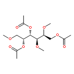 D-Galactitol, 2,3,6-tri-O-methyl-, triacetate