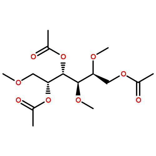 D-Galactitol, 2,3,6-tri-O-methyl-, triacetate