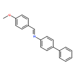 [1,1'-Biphenyl]-4-amine,N-[(4-methoxyphenyl)methylene]-