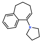 1-(6,7-dihydro-5H-benzo[7]annulen-9-yl)pyrrolidine