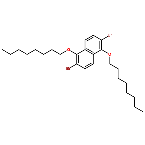 Naphthalene, 2,6-dibromo-1,5-bis(octyloxy)-