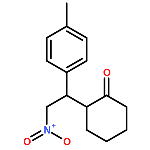 Cyclohexanone, 2-[(1R)-1-(4-methylphenyl)-2-nitroethyl]-, (2S)-