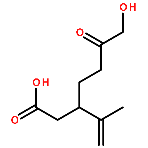 Heptanoic acid, 7-hydroxy-3-(1-methylethenyl)-6-oxo-