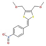 1,3-Dithiole, 4,5-bis(methoxymethyl)-2-[(4-nitrophenyl)methylene]-