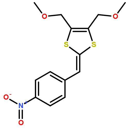 1,3-Dithiole, 4,5-bis(methoxymethyl)-2-[(4-nitrophenyl)methylene]-