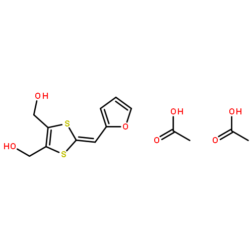 1,3-Dithiole-4,5-dimethanol, 2-(2-furanylmethylene)-, diacetate