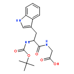 Glycine, N-[(1,1-dimethylethoxy)carbonyl]-L-tryptophyl-