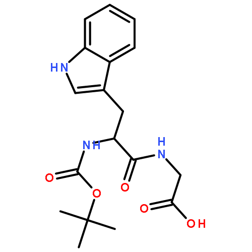 Glycine, N-[(1,1-dimethylethoxy)carbonyl]-L-tryptophyl-