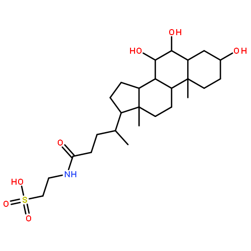 Ethanesulfonic acid,2-[[(3a,5b,6b,7b)-3,6,7-trihydroxy-24-oxocholan-24-yl]amino]-