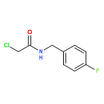 2-chloro-n-[(4-fluorophenyl)methyl]acetamide