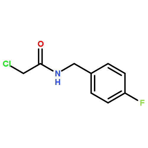 2-chloro-n-[(4-fluorophenyl)methyl]acetamide